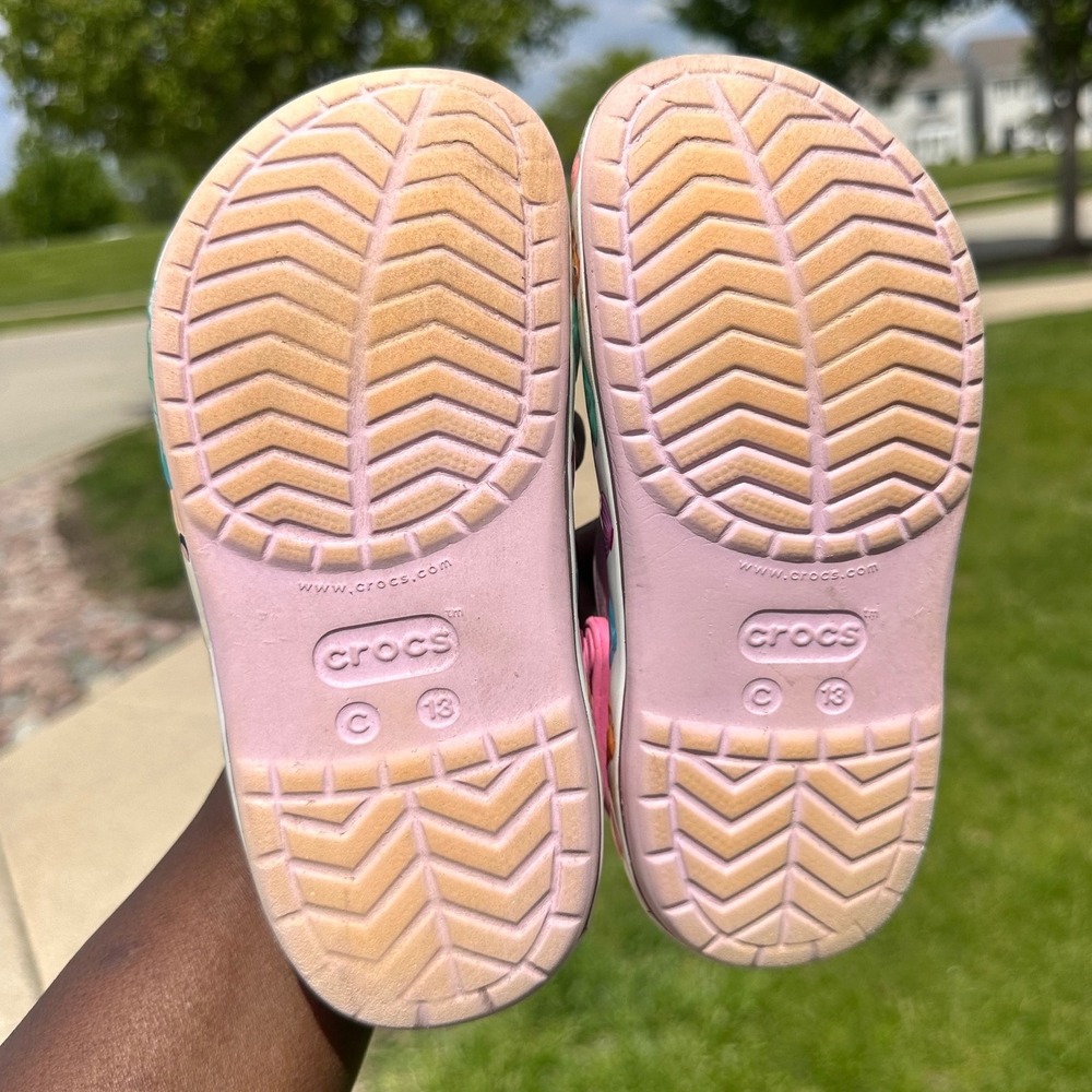 Crocs‎ Kids Little Girl Disney Princesses Classic Clogs Size 13 Sandals - Picture 5 of 12